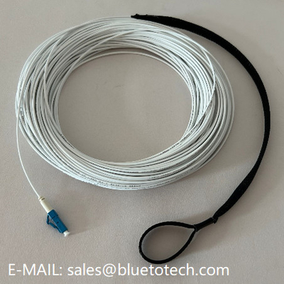 Cavo di ricambio in fibra ottica blindato bianco da 2 mm con bastone di trazione da LC a LC da 2,0 mm