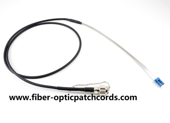 LC a ODC 2 core Armored Fiber Optic Patch Cable Duplex Single Mode