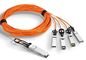 Network QSFP28 4SFP28 AOC 100G 850nm Active Optical Cable