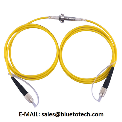 Fibra ottica giunto rotante 1Fibra FC connettore singolo modello giallo colore Fibra ottica Splip Ring rotativo