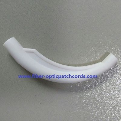 Stivali bianchi a fibra ottica di plastica di LC 90degree 2mm 3mm per il connettore di cavo a fibre ottiche